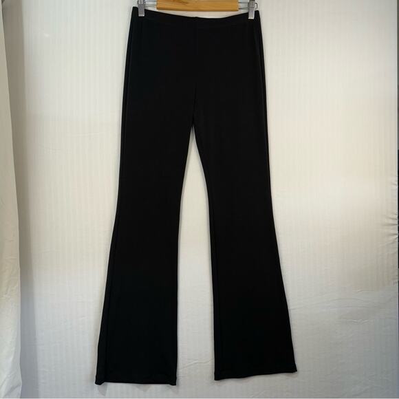 Lblisse Stretch Black Flare Pants Size Large Business Casual Dressy Classic - Picture 1 of 7